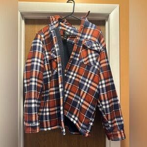 Plaid Men's Shirt Jacket